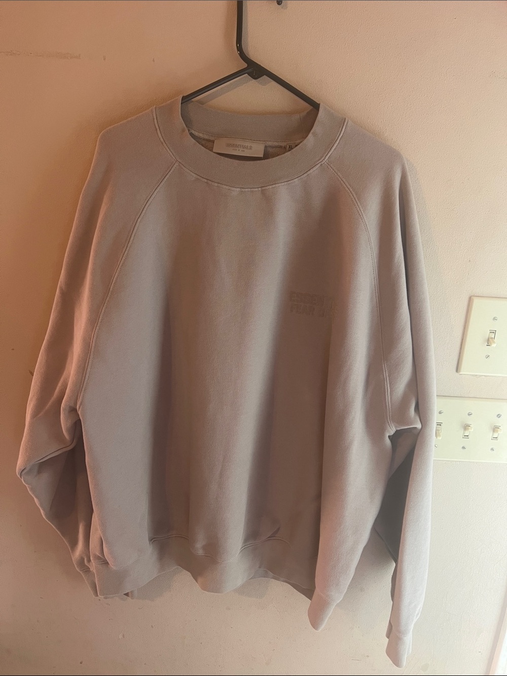 FEAR OF GOD SAND CREWNECK SPRING SUMMER 2023 COLLECTION SIZE XL